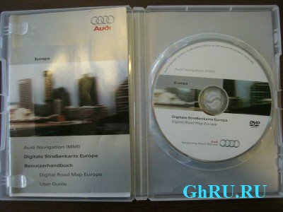 Audi MMI High (MMI 2G) Navigation DVD Edition 2012 Europe
