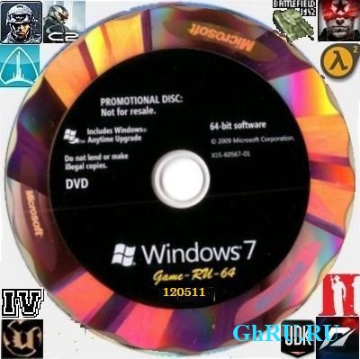 Microsoft Windows 7 Game-RU & EN-RU 64 Lite Update 29.05.2012
