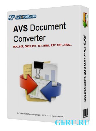 AVS Document Converter 2.2.5.218 Rus Portable by BALISTA